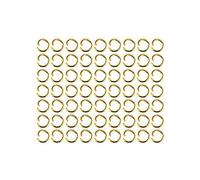 Sonew Ensemble de Porte-clés en Métal Poli doré, 100 Pièces, Accessoires de Voyage pour Bricolage