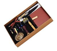 Sonew Ensemble de Stylos de Calligraphie Dip avec Stylo Plume, Outil de Laque et Coffret Cadeau pour Carnet de Notes en Relief (SP139001 noir)