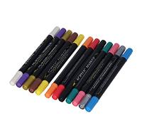 Sonew Ensemble de Stylos de Peinture Acrylique à Double extrémité, Marqueurs Vibrants pour l'artisanat d'art, 12 Pièces