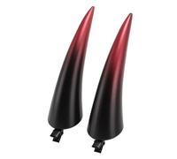 Sonew Épingle à Cheveux en Cornes Bleues Réalistes, Pinces Mignonnes en Cornes de Diable pour Halloween et Fêtes de Cosplay, Légères et Confortables (rouge)