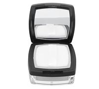 Sonew Étui à Poudre Vide Rechargeable, Cuillère à Miroir en Forme de Bouffée de Poudre, Boîte de Rangement Séparée pour Poudre Libre de Maquillage Noire, étui à Poudre Vide en Plastique Réutilisable