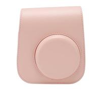 Sonew Étui de Protection élégant en Cuir PU pour Appareil Photo pour 11 Personnes avec Sangle et Poche Supplémentaire pour Les Voyages, Le Camping et Plus Encore (Rose)