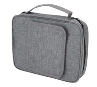 Sonew Étui de Transport pour écritures, Support de Protection en Tissu Oxford avec Support de Livre intégré, Multi-Poches pour Stylos, Ordinateur Portable, Tablette, Taille Universelle