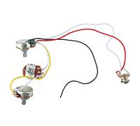 Sonew Faisceau de Câbles de Guitare Professionnel-Circuit électrique précâblé avec Potentiomètres B500K et A500K (Grand Electrique GU107 3cm)