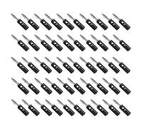 Sonew Fiche Banane JT-002 4 Mm, Nouveau Type de Connecteur de Câblage à Souder pour l'électronique, la Formation et l'enseignement (BLACK)