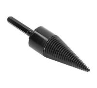 Sonew Foret à Bois de Chauffage, Outil de Séparation de Cône en Acier au Carbone de 32mm pour Une Séparation Efficace des Bûches avec Tige Hexagonale (32mm)