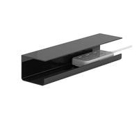 Sonew Gestion du Câble sous Bureau, Pas de Plateau D'organisateur de Corde de Forage pour Le Bureau et la Maison (Black)