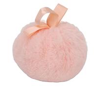 Sonew Grande Bouffée de Poudre, Boule de Maquillage Douce et Moelleuse Bouffée de Poudre Ronde pour le Corps avec Poignée en Ruban pour le Maquillage du Visage et du Corps