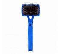 Sonew Gratte-dos, Poignée Pliable avec Tête de Brosse Amovible pour le Massage des Tissus Profonds, Outil de Grattage Corporel Portable pour Soulager les Démangeaisons et les Voyages (BLUE)