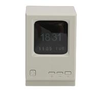 Sonew Haut-Parleur PC Rétro, Horloge Portable de Bureau, Affichage d'Horloge Numérique avec Chargement USB, Haut-Parleur Esthétique d'ordinateur Vintage pour Voyage