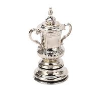 Sonew High Simulation Metal Football Trophy Cup Model Ornements pour la Décoration et Souvenirs de la Compétition de Football