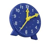 Sonew Horloge pour Enfants, Aide Pédagogique, Modèle d'apprentissage, Jouet pour écoliers, Outil de Temps Cognitif en Bleu, Sûr et Interactif (Blue)