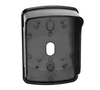 Sonew Housse de Protection Anti-pluie pour Sonnette Noire ABS étanche pour Sonnette et Clavier D'accès de Porte Coque de Protection Noire avec Panneau de Pâte