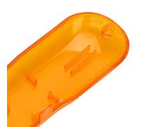 Sonew Housse de Rechange pour Tondeuse à Cheveux Professionnelle - Coque Orange Transparente Tendance au Design Ergonomique pour Plus de Confort (orange transparent)