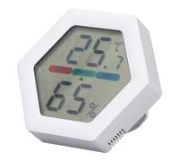 Sonew Hygromètre d'intérieur Numérique avec Affichage Clair et Support Polyvalent, Celsius/Fahrenheit Commutable pour une Utilisation à la Maison et au Bureau