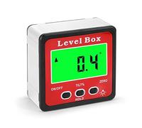 Sonew Inclinometre, Jauge D'angle Numérique, Niveau électronique Numérique Et Jauge D'angle Avec Base Magnétique Et Rétroéclairage Lcd, Calcul Pour Menuiserie, Construction, Maçonnerie, Automobile