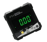 Sonew Inclinomètre Numérique 4x90 °, Mesure d'angle Magnétique avec écran LCD HD, Conception IP54 pour une Mesure d'angle Facile (Jaune DLW30D)