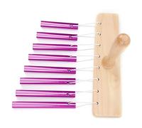 Sonew Instruments de Percussion à une Rangée de Carillons à 8 Carillons avec Marteau - Jouet éducatif Sûr pour l'apprentissage Précoce de la Musique () (PURPLE)
