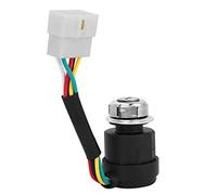 Sonew Interrupteur à clé de Contact, Interrupteur de Démarrage du Moteur à 5 Fils avec 2 Clés, pour Pièces de Rechange Refroidies par Air 178F 186F