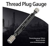 Sonew Jauge de Bouchon de Filetage en Acier élevé M8 * .25 pour une Mesure Précise des Filetages Internes (#6)