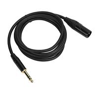 Sonew JORINDO Câble Symétrique XLR Mâle vers 10,2 Cm, Cordon de Ligne de Microphone Mâle 6,35 Mm pour Performances en Studio et en Direct (JD6006-3 mètres)