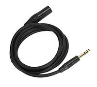 Sonew JORINDO Câble Symétrique XLR Mâle vers 10,2 Cm, Cordon de Ligne de Microphone Mâle 6,35 Mm pour Performances en Studio et en Direct (JD6004-1 mètre)