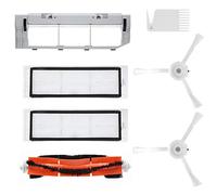 Sonew Kit d'accessoires de Remplacement de Nettoyant Robot - 7pcs Kit de Filtre à Brosse Principale pour Mijia - Pinceau Latéral Haute Performance pour un Nettoyage Efficace