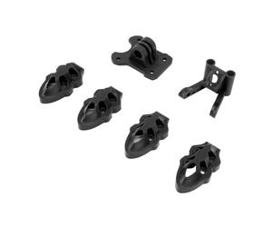 Sonew Kit de Base de Moteur RC FPV Quadcopter - Antenne Légère Imprimée en 3D et Support de Caméra pour Drones de 5 à 10 Pouces (Black)