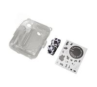 Sonew Kit de Boîtier de l'appareil Photo instantané avec Shell durté Protecteur et Bandoulière Réglable pour Mini 12 - Matériau PC Durable avec Stockage Photo et Personnalisable (Vache laitière)