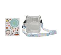 Sonew Kit de Boîtier de l'appareil Photo instantané avec Shell durté Protecteur et Bandoulière Réglable pour Mini 12 - Matériau PC Durable avec Stockage Photo et Personnalisable (Blue)