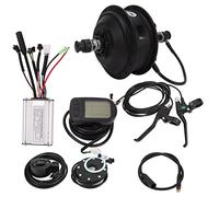 Sonew Kit de Conversion de Vélo électrique 36V 350W avec Moteur Arrière et Panneau LCD5 pour Vélos de Montagne 28/29 Pouces (Pour rayons de jante 24 pouces)