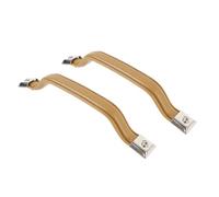 Sonew Kit de Sangle de Traction pour Poignée de Porte Intérieure de Remplacement, pour YJ 1987 - 1995 55009801K, Mise à Niveau (BROWN)