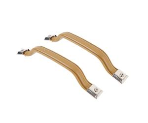 Sonew Kit de Sangle de Traction pour Poignée de Porte Intérieure de Remplacement, pour YJ 1987 - 1995 55009801K, Mise à Niveau (BROWN)