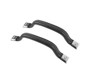 Sonew Kit de Sangle de Traction pour Poignée de Porte Intérieure de Remplacement, pour YJ 1987 - 1995 55009801K, Mise à Niveau (BLACK)