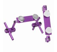 Sonew Kit de Support de Coquille de Corps Magnétique en Aluminium avec fonctionnalité Furtive pour HSP 1/10 RC Racing Car - Mont avec Angle Réglable (Purple)