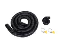 Sonew Kit d'installation de Cale de Bateau avec Colliers de Serrage Flexibles et Connecteur coudé pour Système de Drainage 1100GPH (BLACK)