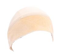 Sonew Large Perruque Grip Cap Velours Antidérapant Bandeau Réglable Casquette avec Maille Respirante pour Chimiothérapie Cheveux Clairsemés Perruques Pleine Dentelle (Beige)