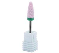 Sonew Le foret en céramique de clou, foret de tête de meulage de forme de cylindre pour le polissage de clou outils de manucure peu de foret de manucure (5 types)(23ST)