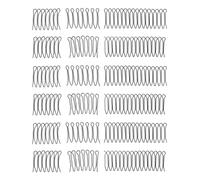 Sonew Lot de 3 Peignes à Pinces à Cheveux Torsadés, élastiques Imperméables et Antidérapants en Fil Métallique torsadé, Peigne à Cheveux, Pince à Fourche pour Voile de Mariage, Chignon