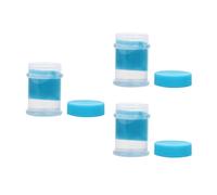 Sonew Lot de 3 Pinces Nettoyantes pour Extensions de Cils de 40 Ml, Dissolvant de Colle Rapide et Efficace avec éponge Intégrée pour Solution de Nettoyage Tenace et Non Corrosive