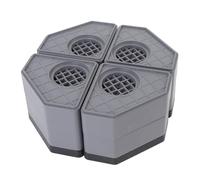 Sonew Lot de 4 Coussinets Vibrants pour Machine à Laver - Pieds Stabilisateurs Résistants aux Chocs pour Laveuse et Sécheuse, Ajustement Universel, Diamètre de Jambe de 38 à 50 Mm, Hauteur de 45