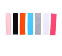 Sonew Lot de 7 Bandeaux élastiques Doux et Antidérapants pour Femme avec Polyester Respirant, pour L'entraînement, la Course, Le Yoga, Le Cyclisme, Les Sports
