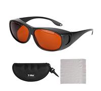 Sonew Lunettes de Protection Rouges, Od4+Od6+ 190-540nm 800-1700nm Lunettes de Protection Protection Visuelle des Yeux Lunettes de Protection de Travail Lunettes de Sécurité