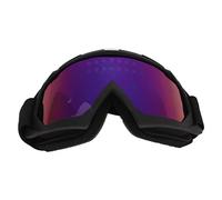 Sonew Lunettes de Ski d'extérieur élégantes avec Design Antibrouillard pour le Cyclisme Sportif et la Moto dans un Cadre Mat (Lentille colorée)