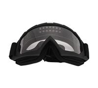 Sonew Lunettes de Ski d'extérieur élégantes avec Design Antibrouillard pour le Cyclisme Sportif et la Moto dans un Cadre Mat (lentille transparente)