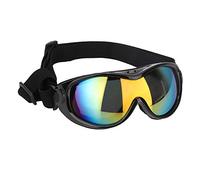 Sonew Lunettes de Soleil élégantes pour Chiens de Taille Moyenne et Grande - Équipement de Protection Oculaire pour Animaux de Compagnie à la Lumière du Soleil (Black)