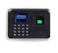 Sonew Machine de Présence D'empreintes Digitales, D'empreinte Digitale Mot de Passe Assistance Machine TFT LCD Écran Employé Enregistrement Enregistreur DC 5 V Horloge Assistance(2.4 Pouces)