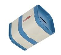 Sonew Mallette Jetable de Grande capacité avec Couvercle en Fer Amovible pour Salon de Coiffure et Salons de Coiffure, Boîte de Rangement Sûre et Réutilisable (BLUE)