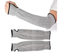 Sonew Manchons de sécurité résistant aux coupures de niveau 5, manchon de protection de bras Protection de bras anti-abrasion protectrice