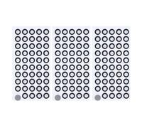 Sonew Marqueurs de Numérisation 3D 6mm Diamètre Intérieur, Haute | 1200pcs PET Réfléchissants Points, 6mm Id 10mm od, Adhésif Fort, pour de Mouvement et Analyse de la Démarche
